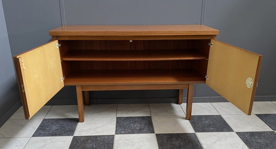 Image 1 of Teak 2 doors sideboard 1970s