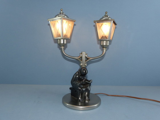 Image 1 of lantern table lamp