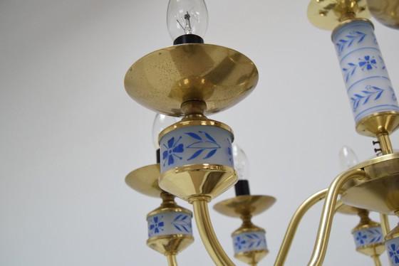 Image 1 of Mid-Century Chandelier By Kamenicky Senov, Czechoslovakia, 1970'S.