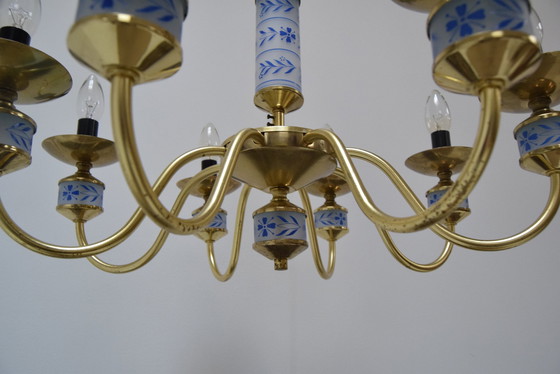 Image 1 of Mid-Century Chandelier By Kamenicky Senov, Czechoslovakia, 1970'S.