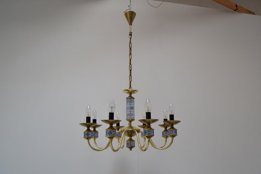 Mid-Century Chandelier By Kamenicky Senov, Czechoslovakia, 1970'S.