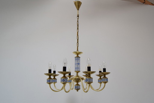 Mid-Century Chandelier By Kamenicky Senov, Czechoslovakia, 1970'S.