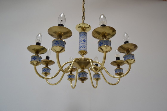 Image 1 of Mid-Century Chandelier By Kamenicky Senov, Czechoslovakia, 1970'S.