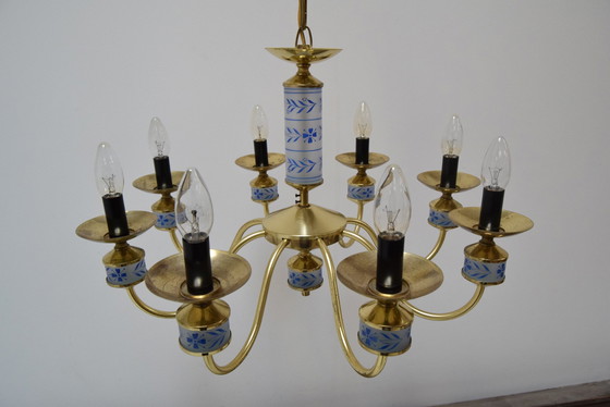 Image 1 of Mid-Century Chandelier By Kamenicky Senov, Czechoslovakia, 1970'S.