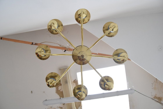 Image 1 of Mid-Century Chandelier By Kamenicky Senov, Czechoslovakia, 1970'S.