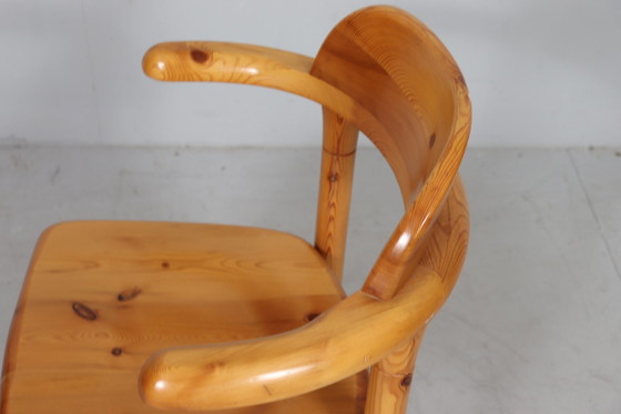 Image 1 of 4 chairs / dining chairs in the style of Rainer Daumiller, pine, 1970s