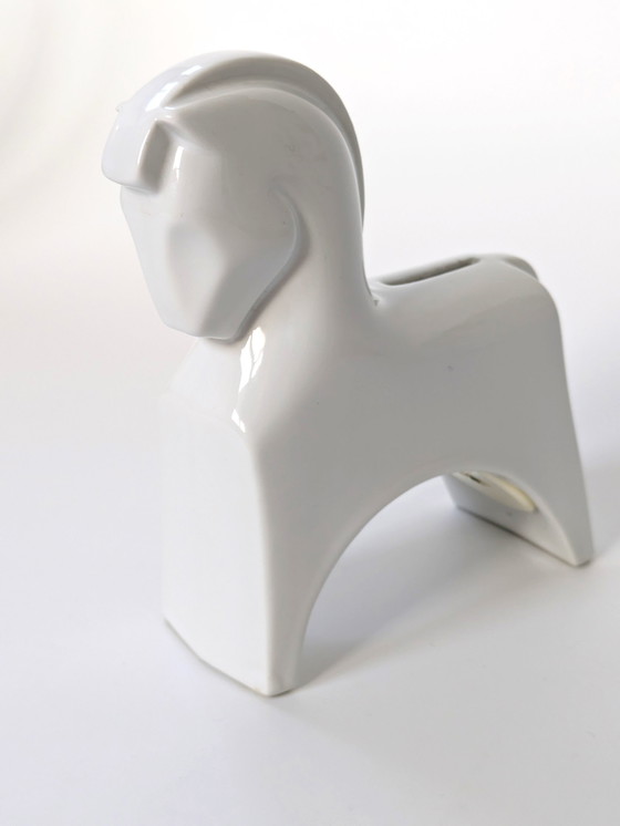 Image 1 of Porcelain Horse Money Box | West German Pottery | 1960S