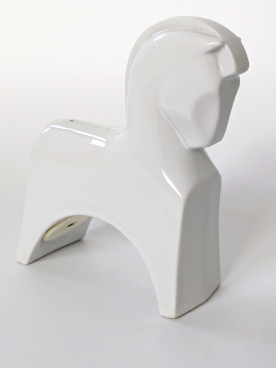 Image 1 of Porcelain Horse Money Box | West German Pottery | 1960S