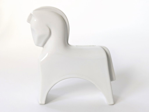 Porcelain Horse Money Box | West German Pottery | 1960S