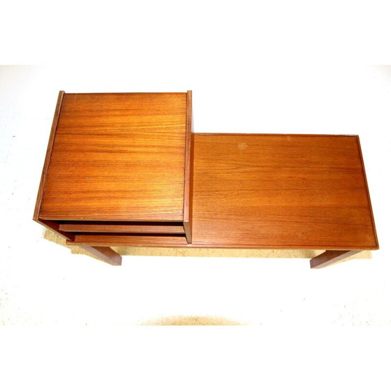 Image 1 of Vintage teak telephone bench, Sweden 1960