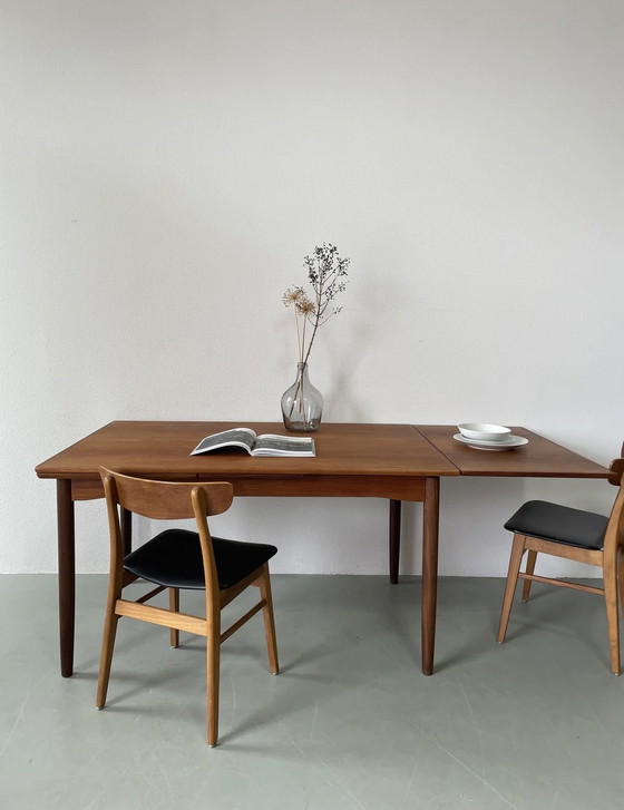 Image 1 of Danish extendable dining table