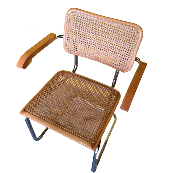 Image 1 of Fauteuils de Marvel Breuer pour Cesca Italy, de 1990