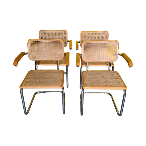 Armchairs by Marvel Breuer for Cesca Italy, from 1990