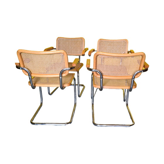 Image 1 of Fauteuils de Marvel Breuer pour Cesca Italy, de 1990