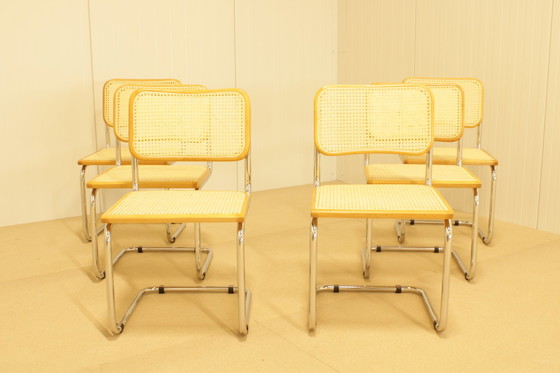 Image 1 of 6x Chaises de salle à manger vintage