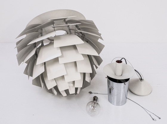 Image 1 of 1958S Poul Henningsen Ph Artichoke Hanging Lamp