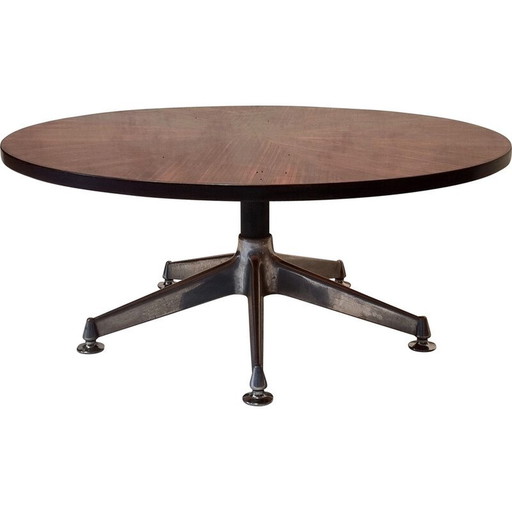 Vintage rosewood coffee table by Ico Parisi for Mim, Italy 1960