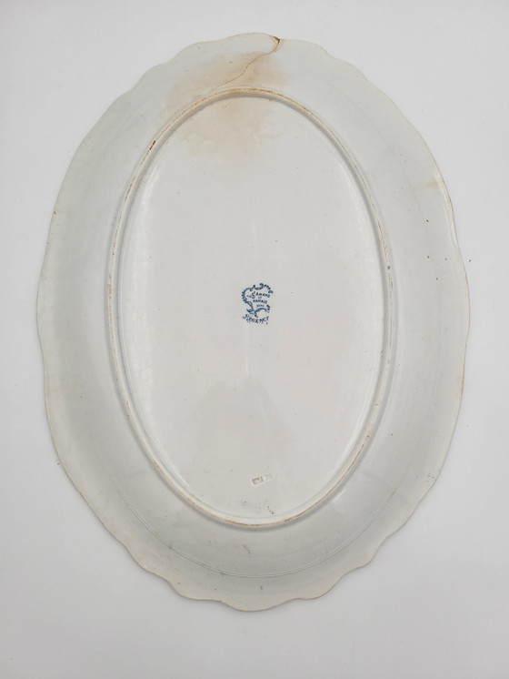 Image 1 of Regency oval platter Saint Amand Et Hamage