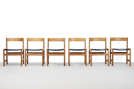 4x Nordic chairs by Yngvar Sandström