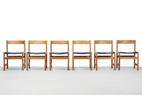 Image 1 of 4x Nordic chairs by Yngvar Sandström