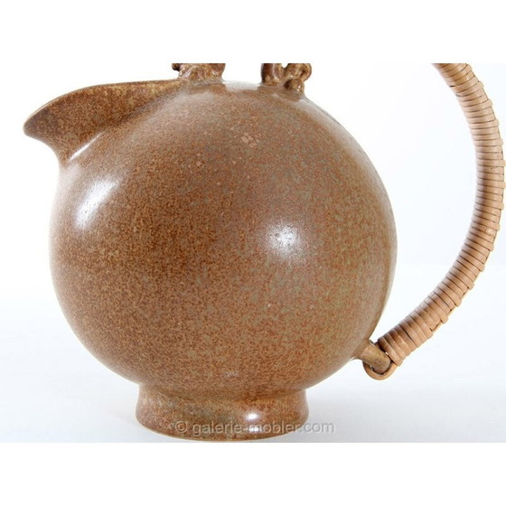 Image 1 of Brocca in ceramica vintage scandinava di Arne Bang, 1940