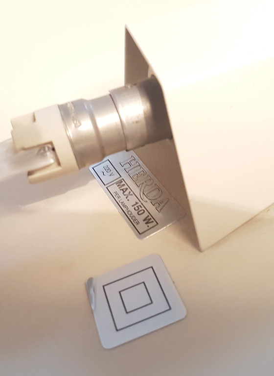 Image 1 of Vintage wall lamp by Herda in Memphis style.