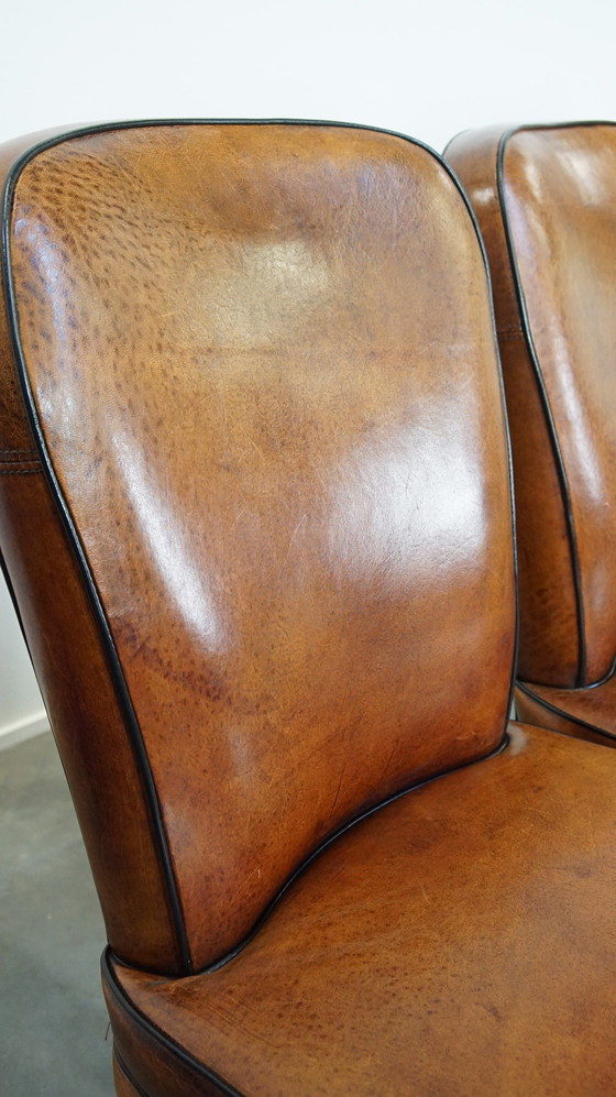 Image 1 of 4 X Sheep Leather Dining Chair