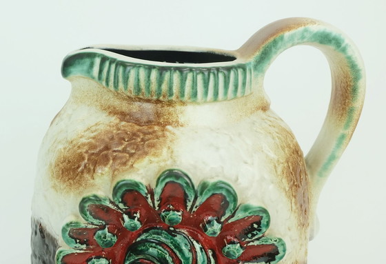 Image 1 of Dumler & Breiden Mid Century Vase Jug Model 53/21 Relief Decor