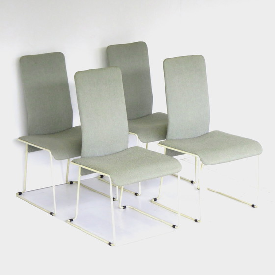 Image 1 of Ensemble de 4 chaises de salle à manger de style post-moderne