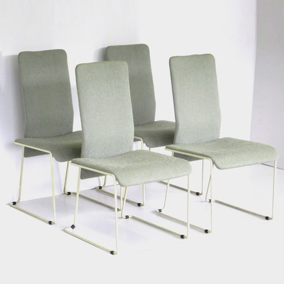 Image 1 of Ensemble de 4 chaises de salle à manger de style post-moderne