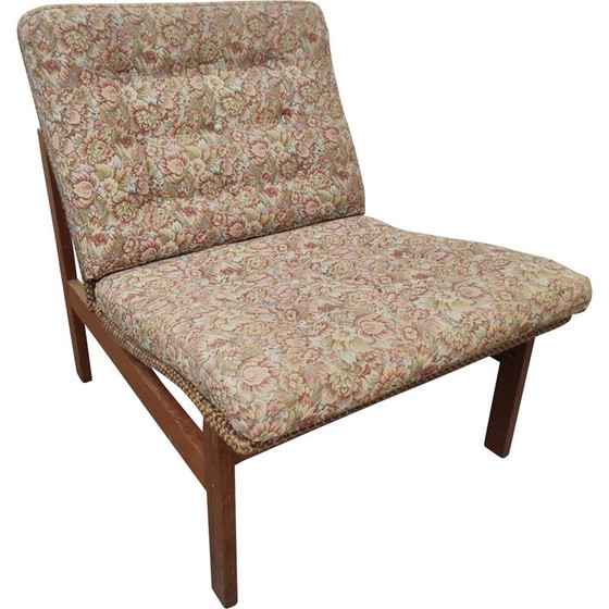 Image 1 of Scandinavian vintage armchair in teak and foam for Cado, 1960