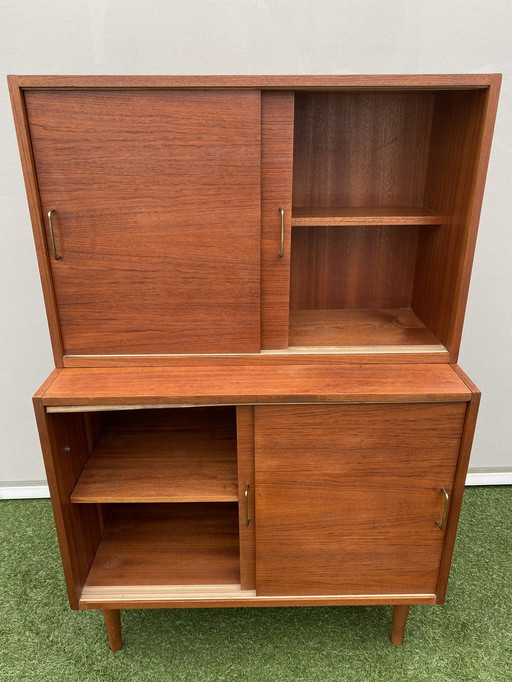 Mobiletto vintage in teak scandinavo