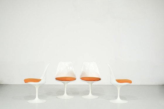 Image 1 of Set Of 4 Tulip Chairs By Eero Saarinen For Knoll International - 1960S