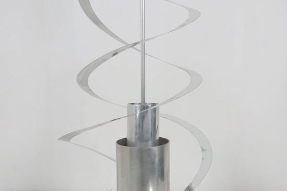 Image 1 of Rara escultura cinética de luz en espiral de Werner Epstein, 1972