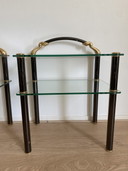 2x Hollywood regency nightstands