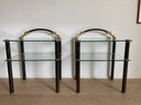 2x Hollywood regency nightstands