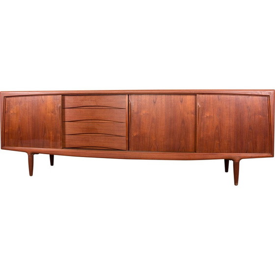 Image 1 of Vintage teak sideboard by Axel Christensen for Aco Mobler, Denmark 1960
