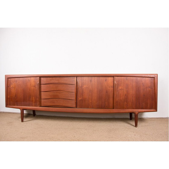 Image 1 of Vintage teak sideboard by Axel Christensen for Aco Mobler, Denmark 1960