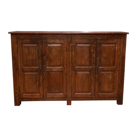 Image 1 of Indian cabinet in dark brown