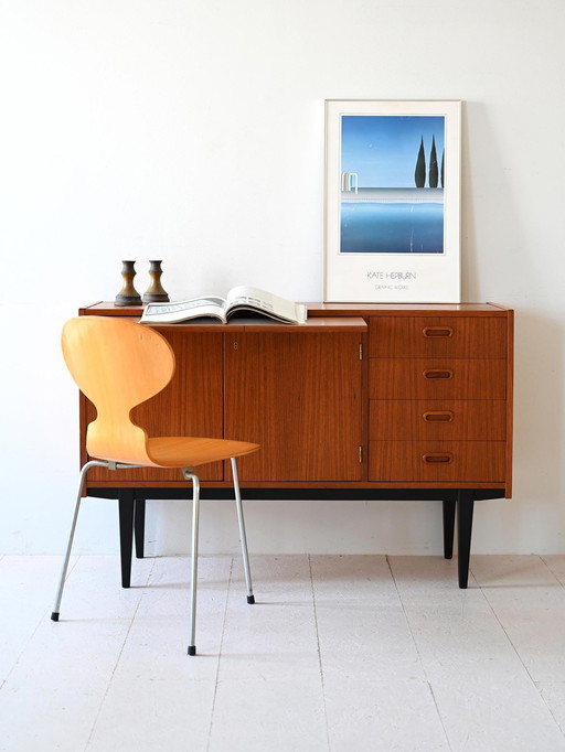 Scandinavian Sideboard With Pull-Out Top