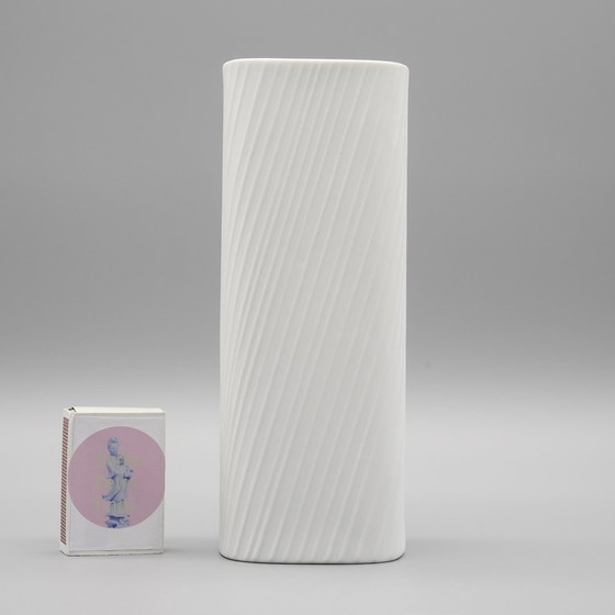 Image 1 of Rosenthal Studio Line Bisque Porcelain Vase Duo Werner Schreib & Martin Freyer 