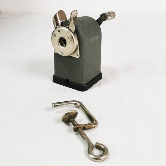 Image 1 of Vintage metal and plastic table sharpener, Swifty, Germany 1960