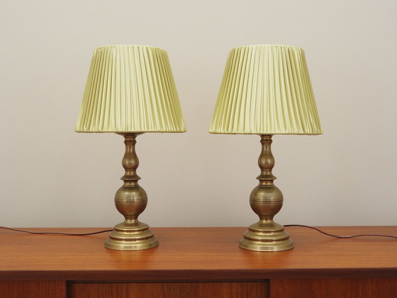 Image 1 of Set Of Two Bedside Lamps, Danish Design, 1970S, Production: Denmark