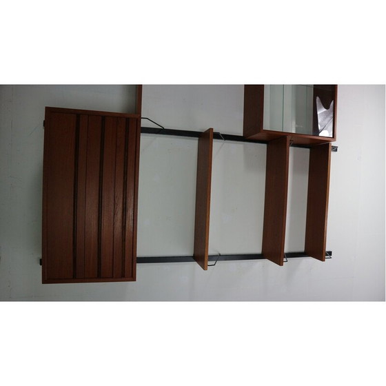 Image 1 of Vintage teak wall unit by Poul Cadovius for Cado, Denmark 1960