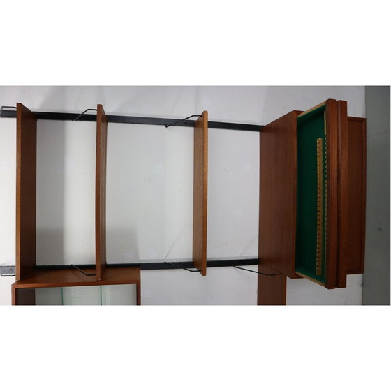 Image 1 of Vintage teak wall unit by Poul Cadovius for Cado, Denmark 1960