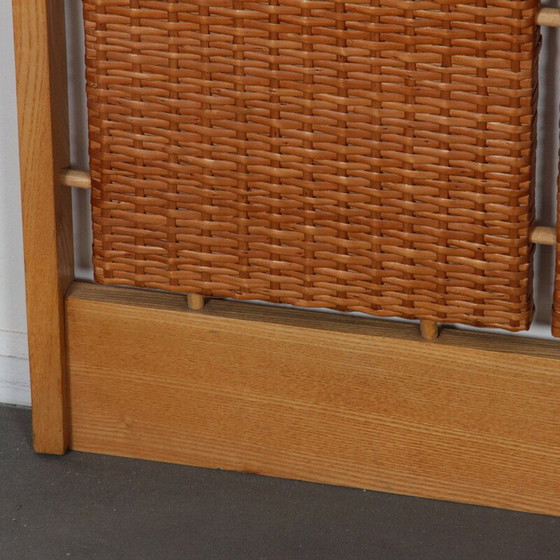 Image 1 of Vintage rattan coat rack for Uluv, Czechoslovakia 1960