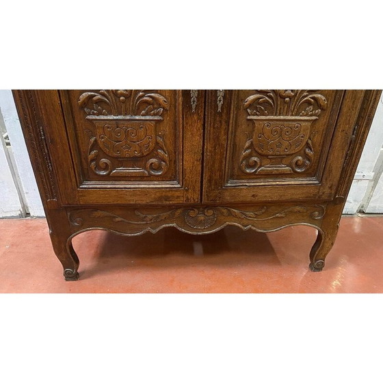 Image 1 of Vintage glazed sideboard in solid oakwood