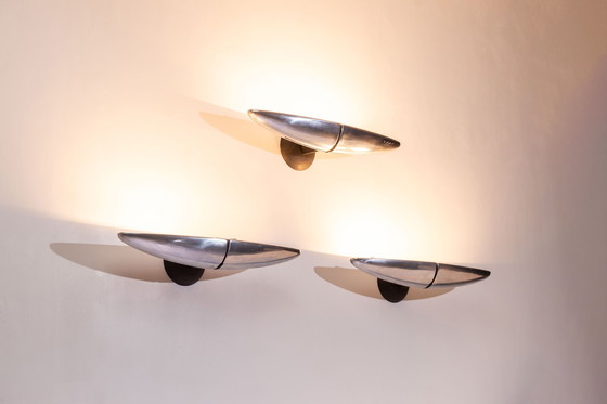 Image 1 of Set of Three Large Wall Lights by Blux