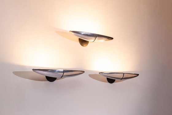 Image 1 of Set of Three Large Wall Lights by Blux