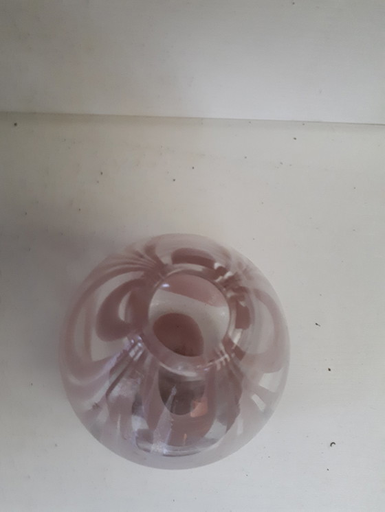 Image 1 of Garland glass vase purple